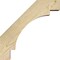 Ekena Millwork 4"W x 14"D x 14"H Merced Rough Sawn Knee Brace, Douglas Fir BRC04X14X14MRC00RDF - alternate 4